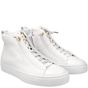 New Paul Green White High-Top Sneakers, UK size 8